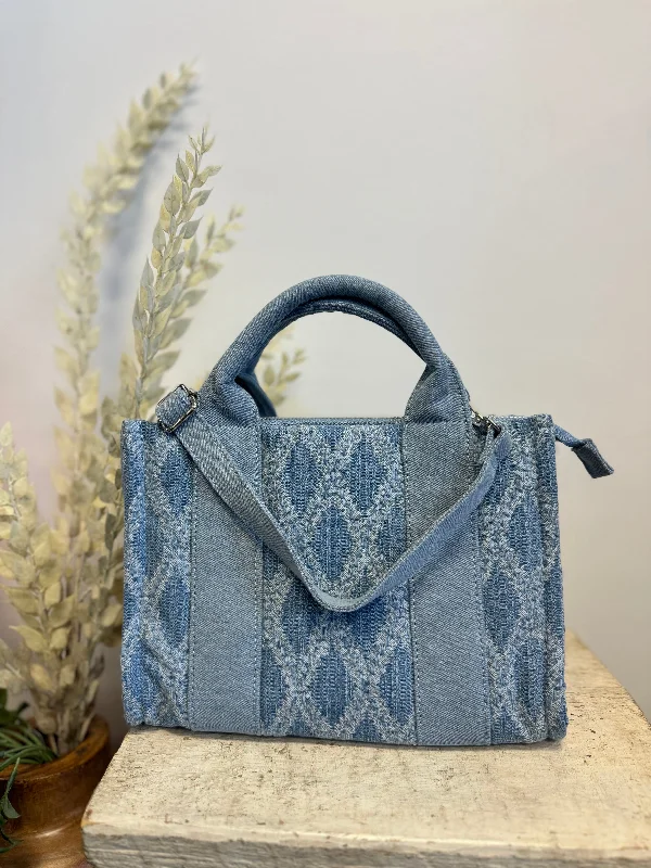 Denim Tote Purse-Final Sale Online Only