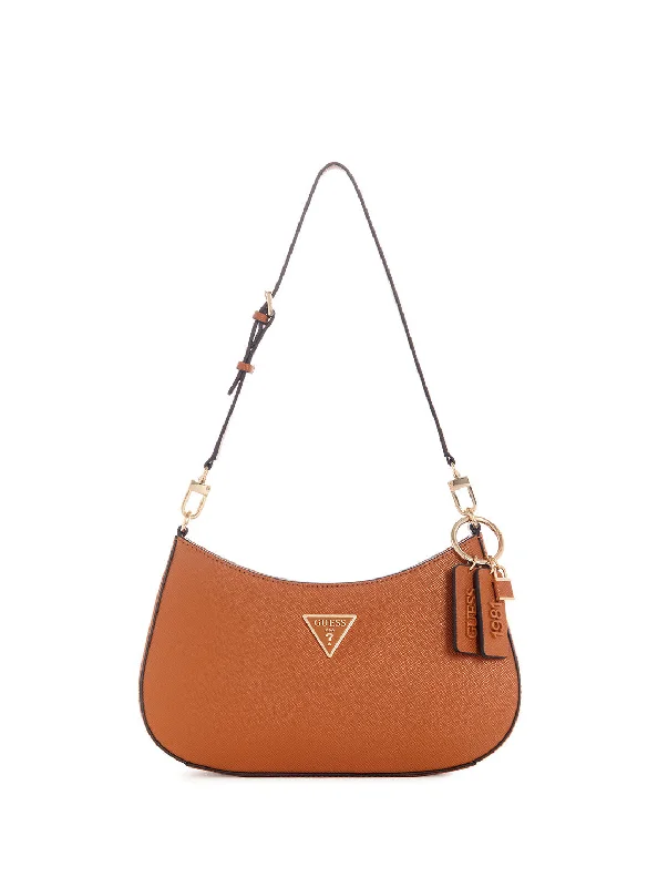 Light Cognac Noelle Shoulder Bag