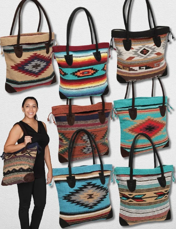 <font color="red">OVERSTOCK !!!</font> 8 Handwoven Monterrey Tote Bags! Only $17.00 ea.!