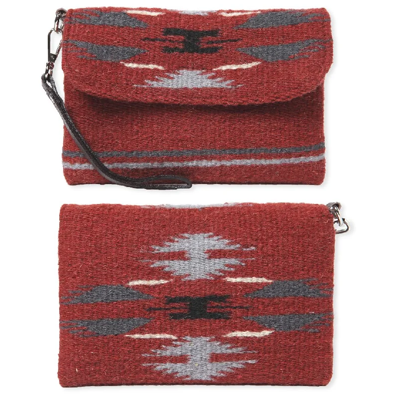 Wool Wristlet Purse - E