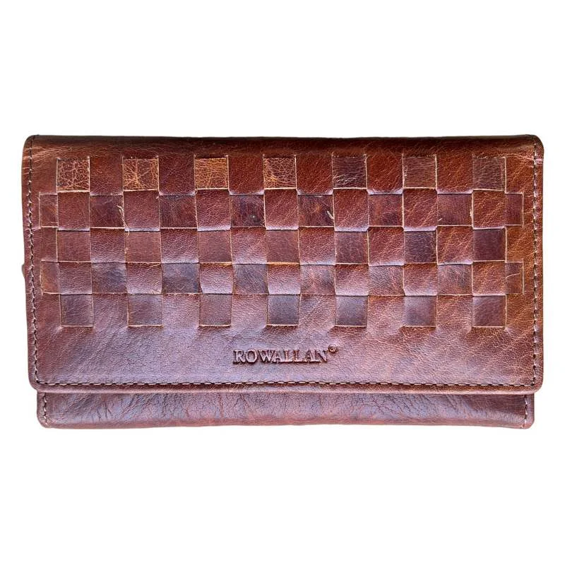 Mauritius Cognac Fold Full Wallet Purse