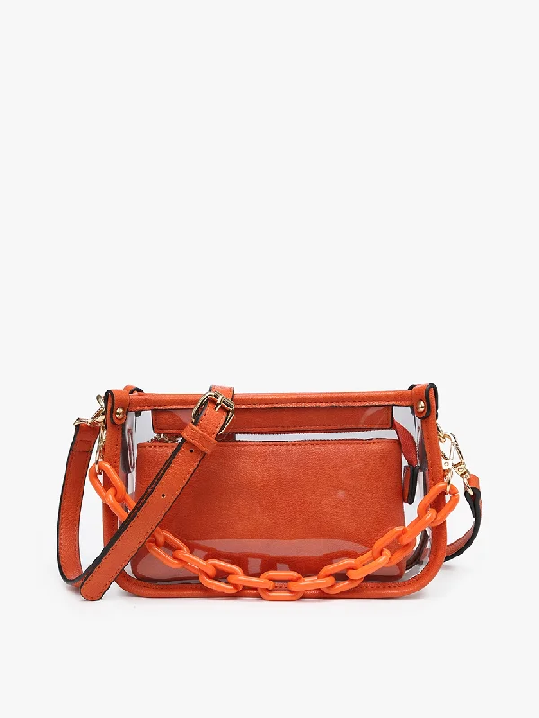 Jessica Vegan Clear Crossbody