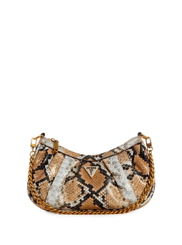 Natural Python Mariana Shoulder Bag