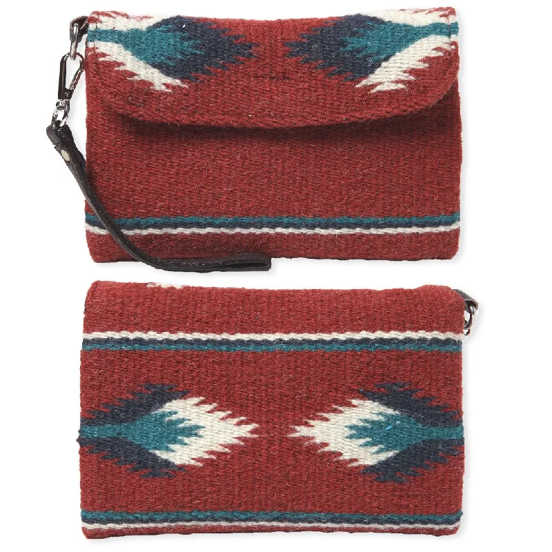 Wool Wristlet Purse - B