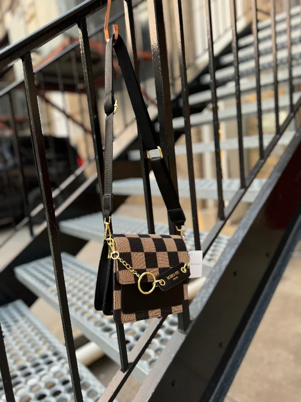 Checker Crossbody Purse