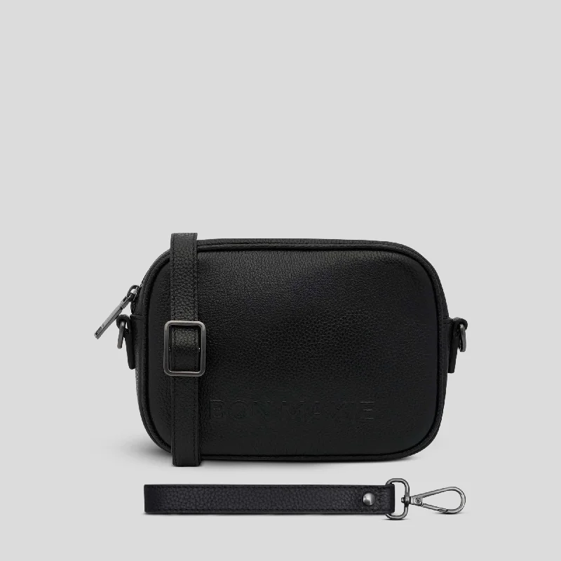 Mini Sidekick Wallet Crossbody Bag -- Black