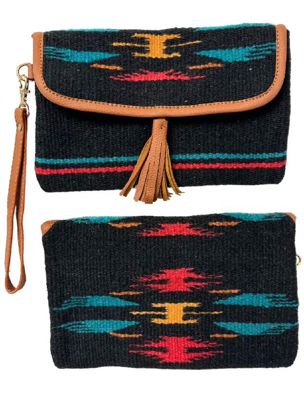 Wool Wristlet Purse - G1