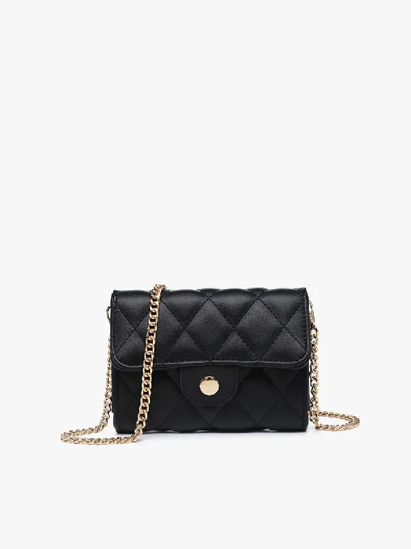 Everette Vegan Quilted Clutch/Crossbody