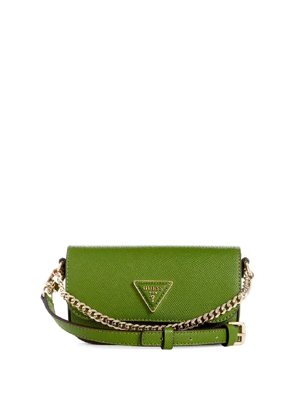 Green Brynlee Micro Mini Shoulder Bag