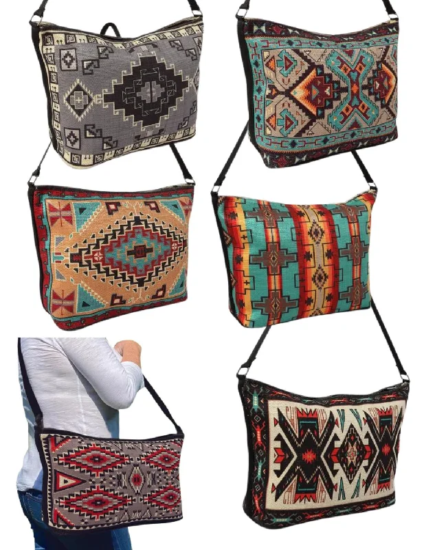 12 Pack Native Style Digital Print Purses, Geometric Designs. Only $9.00 each!