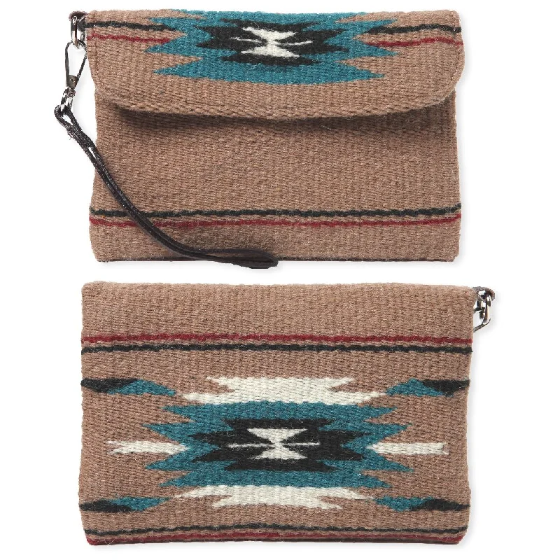 Wool Wristlet Purse - K