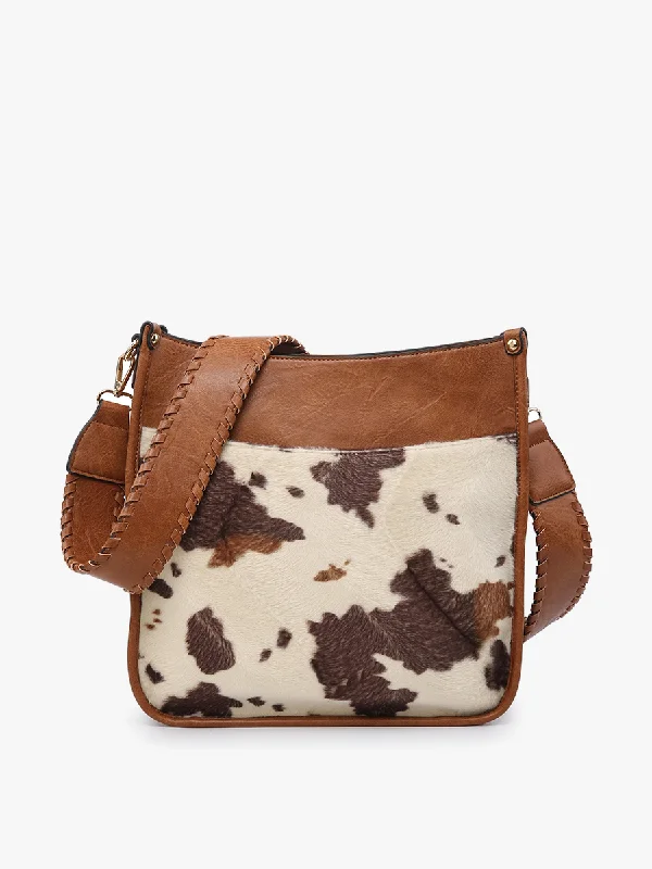 Chloe Vegan Cow Crossbody