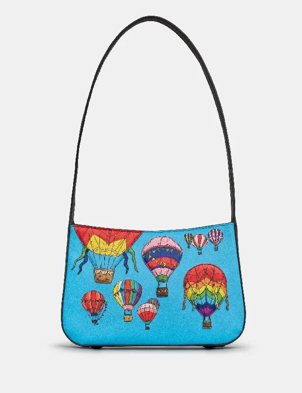 Balloon Festival Leather Shoulder Bag