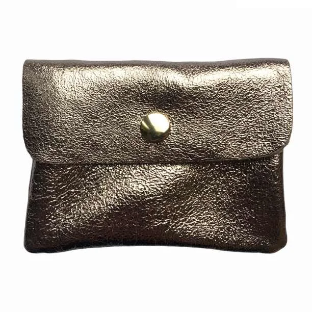 Italian Leather 3 Pocket Purse