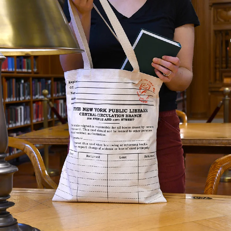 NYPL Library Card Tote Bag