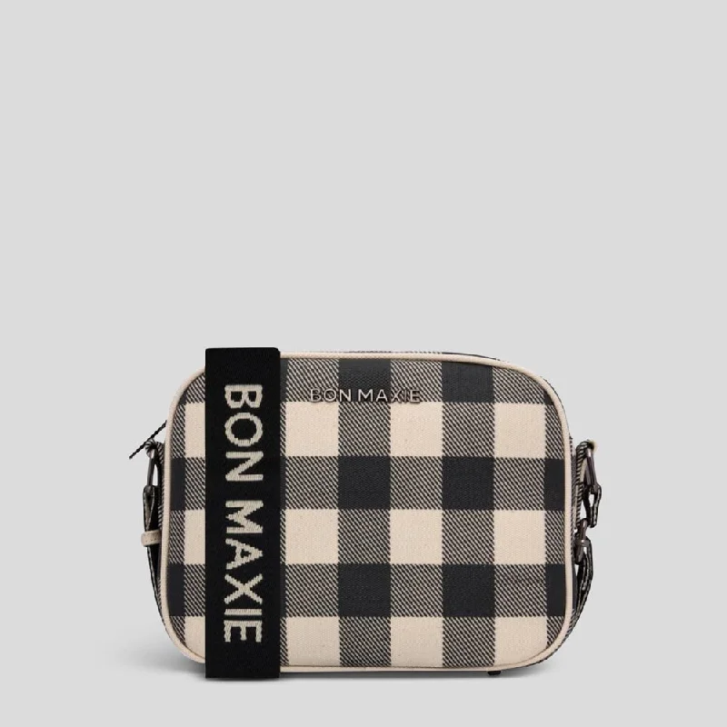 Sidekick Crossbody Bag -- Black Gingham